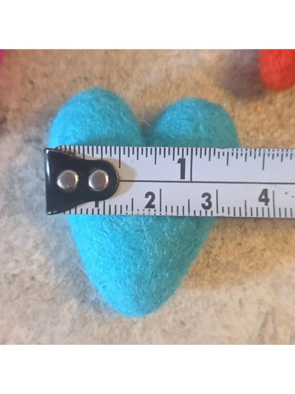 Set of 3 Felt Wool Stars and Hearts Sachets Crafts Bowl Filler